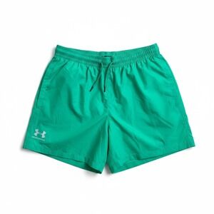 Under Armour Men's Essential Volley Shorts Green S/P CH Loose Fit New With Tags